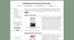 Desktop Screenshot of homo-faber.info